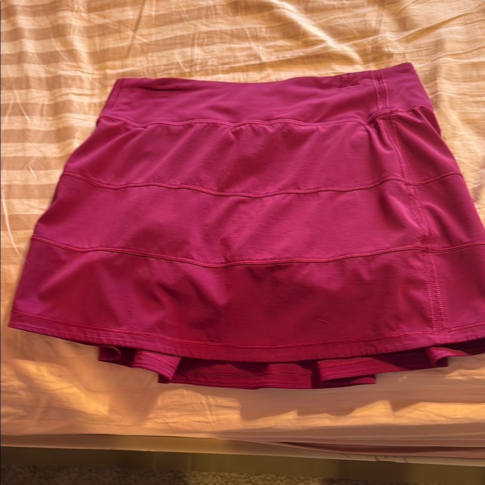 lululemon athletica Magenta Tiered Skirt